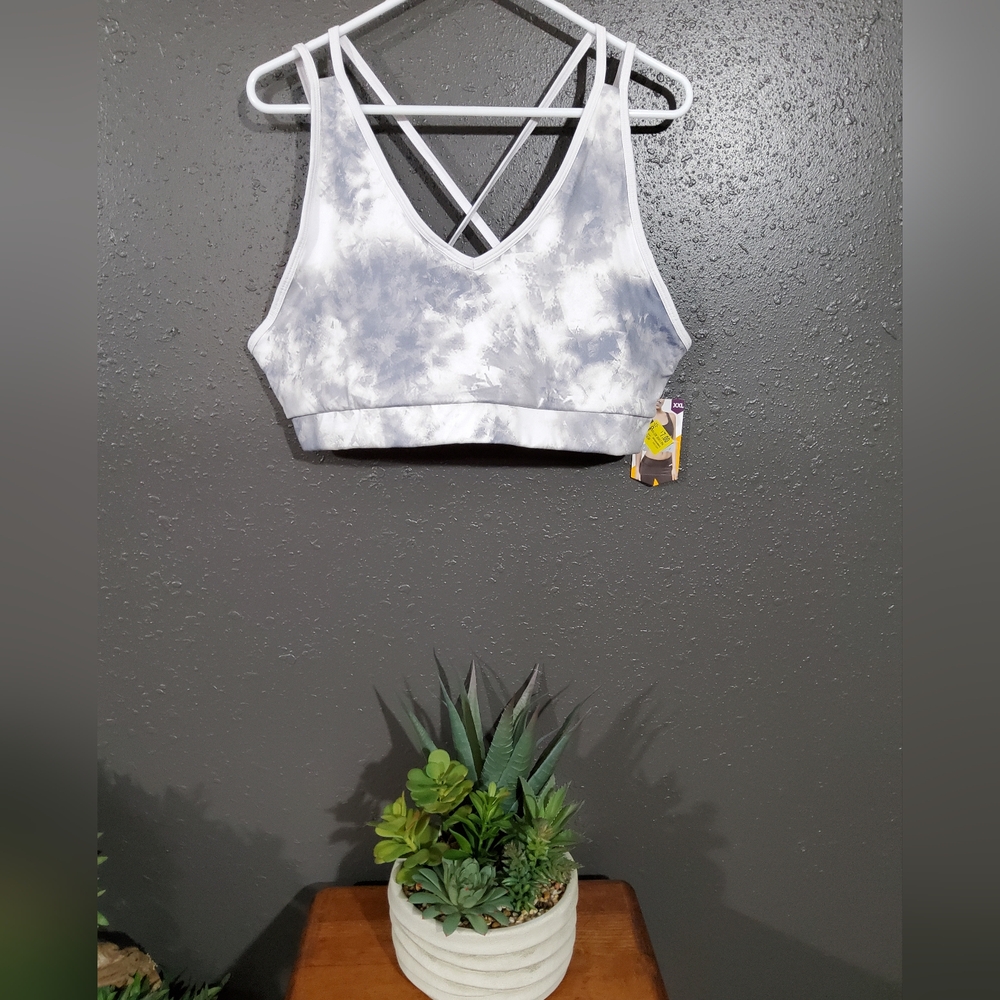 Spaghetti strap sports bra